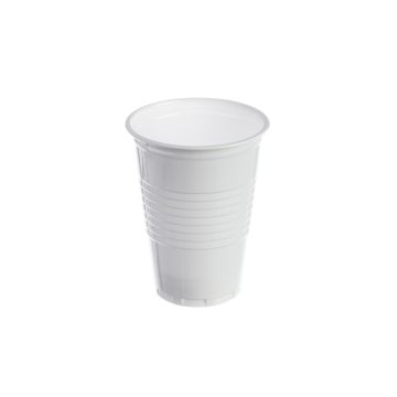 7oz White Tall Plastic Vending Cups