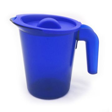 500ml Blue Frosted Jug with Blue Lid