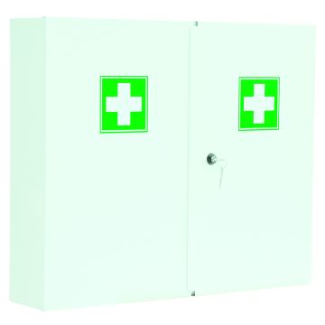 Metal Wall Cabinet Double Door