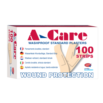 Washproof Plasters 72 x 19mm - Pack of 100