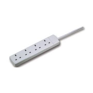 Extention Lead 4 Gang 5m - White