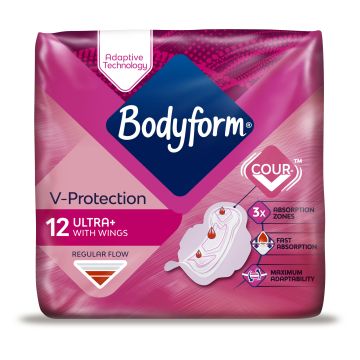 Bodyform ultra + wings x - Pack of 12