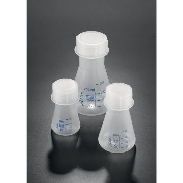 Azlon Polypropylene Conical Flask with Screw Cap - 1000ml