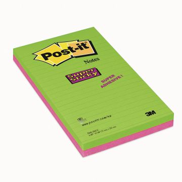 Post-it Super Sticky Notes - Lined - Pack of 4
