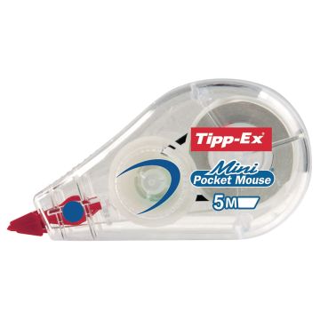 BIC Mini Pocket Mouse Correction Tape White 5m - Pack of 10