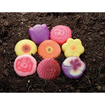 Sensory Play Stones - Flowers