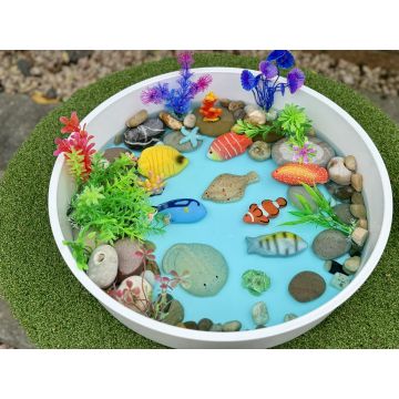 Yellow Door Sensory Play Stones - Fish