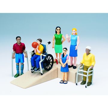 FRIENDS WITH DIVERSE ABILITIES( 6 FIGURES)