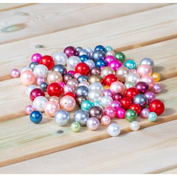 Pearlescent Like Beads - Metallic Colours - Pack of 100
