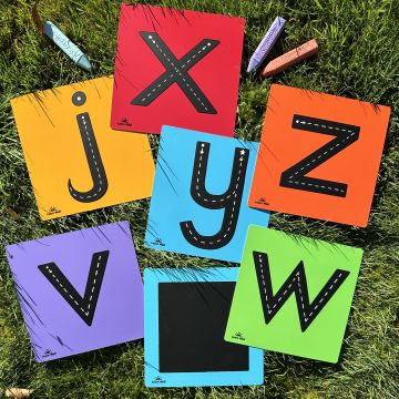 Start Big Stay Big Alphabet Chalkboards Set 5 - Small