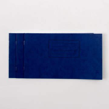 140 x 241mm Music Manuscript 32P 6mm Stave/Ruled Blue- Pk 50