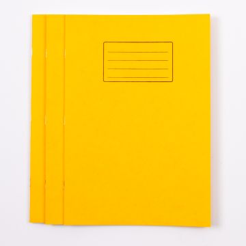 A4 Exercise Book 32 Page- Plain- Yellow - Pack of 100