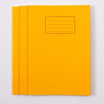 A4 Exercise Book 80P Ruled/Margin/Plain Alternate-Yell-Pk50