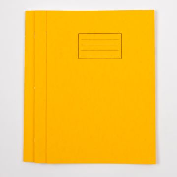 A4+ Exercise Book 24 Page- Plain- Yellow - Pack of 50