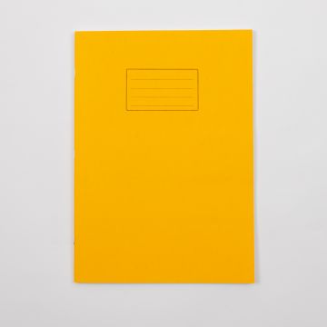 A4+ Exercise Book 80 Page- 10mm Squared- Yellow- Pack of 50