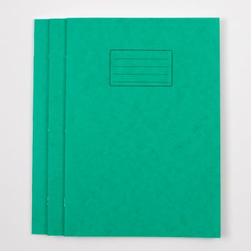 A4+ Exercise Book 80 Page- Plain- Green - Pack of 50