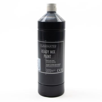 Classmates Ready Mixed Paint - Black - 1L