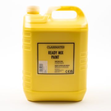 Classmates Ready Mixed Paint - Yellow - 5L