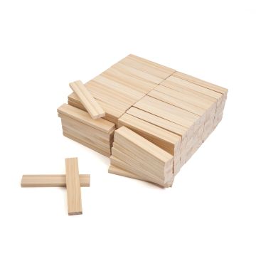 Wooden Building Planks Natural - Pack 200