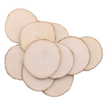 Tree Trunk Slices 10cm Pack of 10