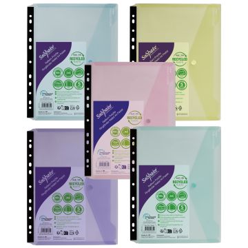 100% Recycled A4 Ring Binder Wallet - Pack of 5