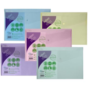 100% Recycled Polyfile Foolscap - Pack of 5