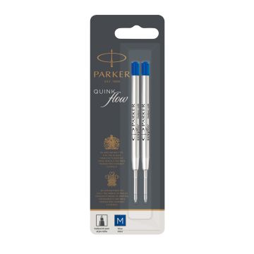 Parker Jotter Ballpoint Pen Refill - Blue Ink - Pack of 2