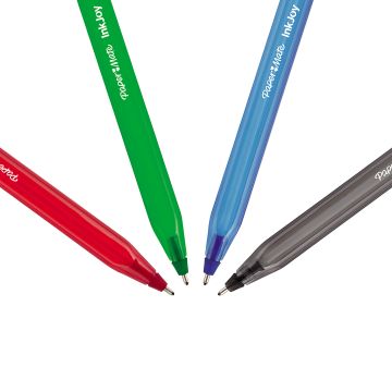 Paper Mate Inkjoy 100 Ballpoint Pen - Assorted - Pack of 4