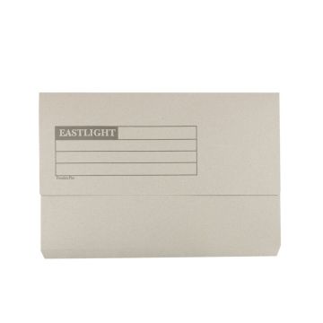 Premium Document Wallets - Grey - Pack of 50
