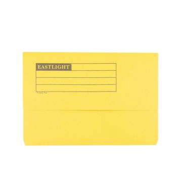 Premium Document Wallets - Yellow - Pack of 50