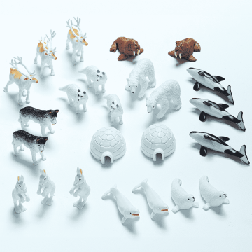 ARCTIC ANIMALS AND CHARACTERS (PACK OF 24)