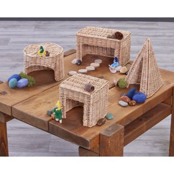 SHAPE HOUSES (4PK)