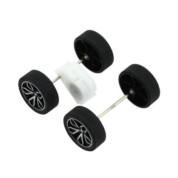 Pull back motor, axle and wheels kit