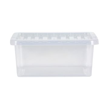 14 Litre Crystal Box and Lid - Clear