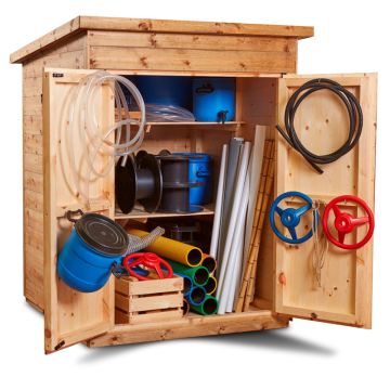 DOUBLE DEPTH LOOSE PARTS SHED