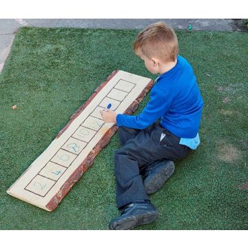 WIPE CLEAN RUSTIC BLANK NUMBER TRACK