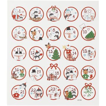 Christmas Calendar Stickers