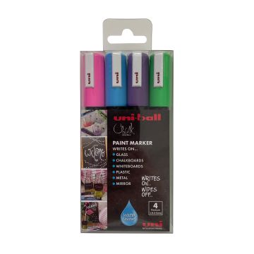 Uni-Ball Chalk Markers - Pack of 4 - Party Pack