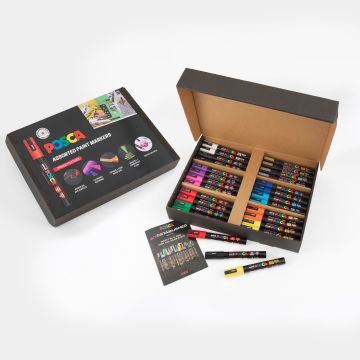 POSCA Paint Markers Classpack - PC-5M Assorted - Pack of 48
