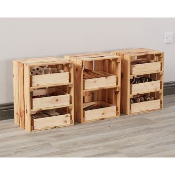 CRATE SHELVING SET
