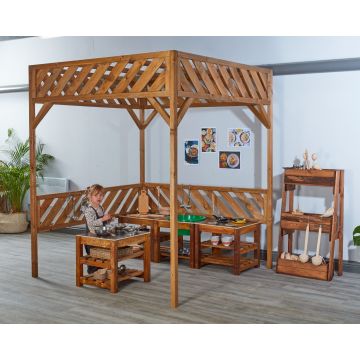 OPEN ENDED STRIPEY CUBBIE