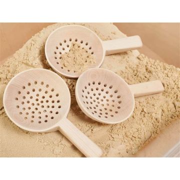 SHORT HANDLE HOLEY SPOONS (3PK)