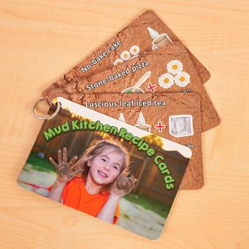 WATERPROOF MUD PIE RECIPE CARDS