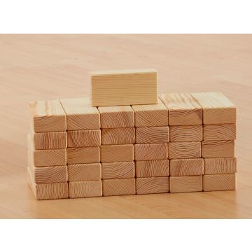 CONSTRUCTION UNIT BLOCKS SINGLES (24PK)