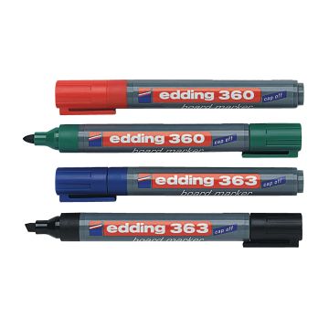 Edding 360 Whiteboard Marker Assorted Bullet Tip - Pack of 8