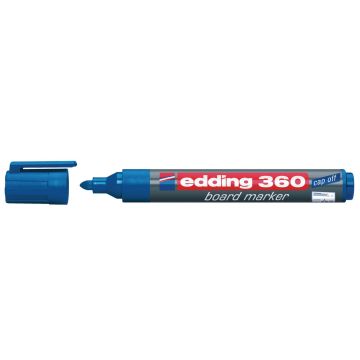 Edding 360 Whiteboard Marker Blue Bullet Tip - Pack of 10
