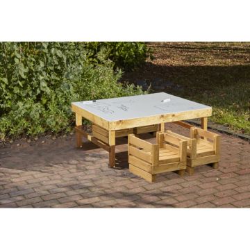 DESIGNERS WHITEBOARD TABLE (NURSERY)
