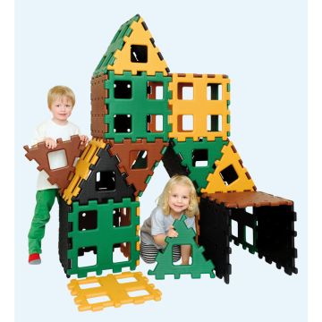 Xl Polydron Natural Colour Set (36pk)