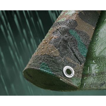 CAMOUFLAGE TARPAULIN. LARGE (3.5X5.4 M)