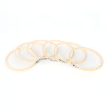 Wooden Embroidery Rings-Pk 6-20cm